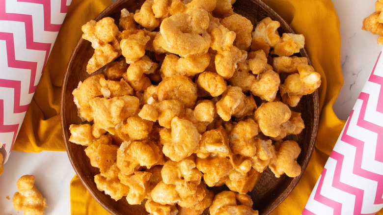 Buc-ee's beaver nuggets in bowl