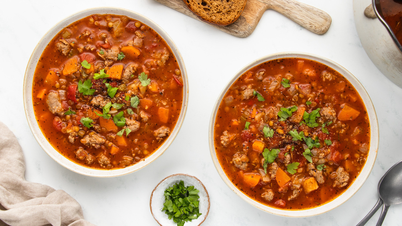 Copycat Carrabba's Sausage Lentil Soup Recipe