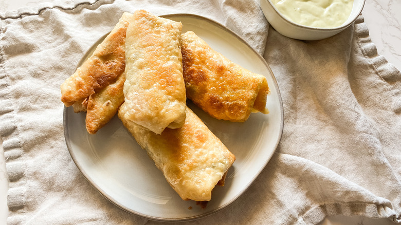 Photo of Southwest egg rolls and dipping sauce