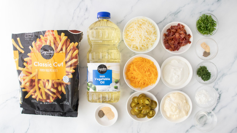 Ingredients for Chili's Texas cheese fries