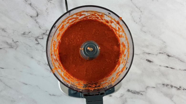 Al pastor marinade in food processor