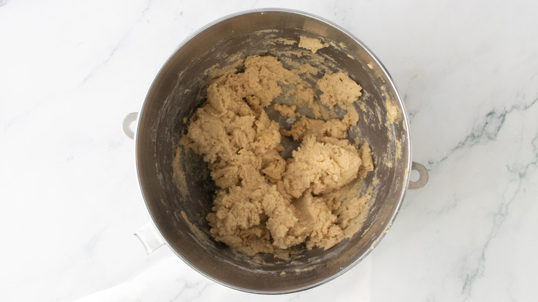 Cookie dough in bowl