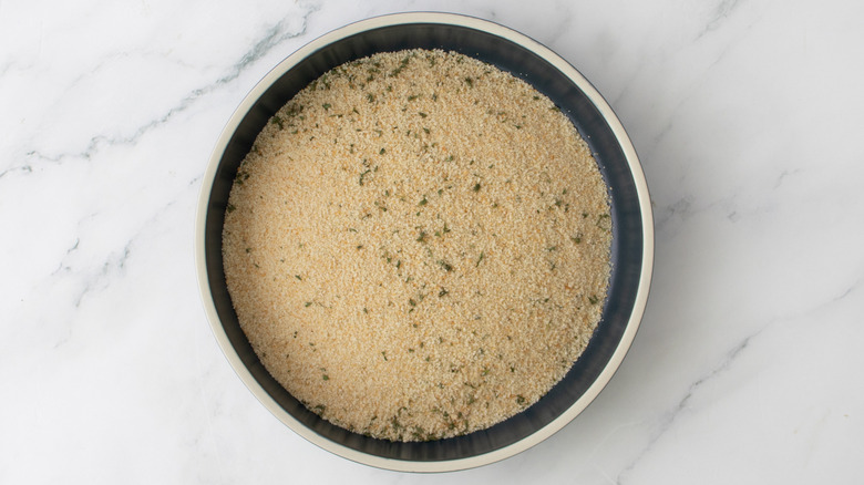 breadcrumbs in bowl
