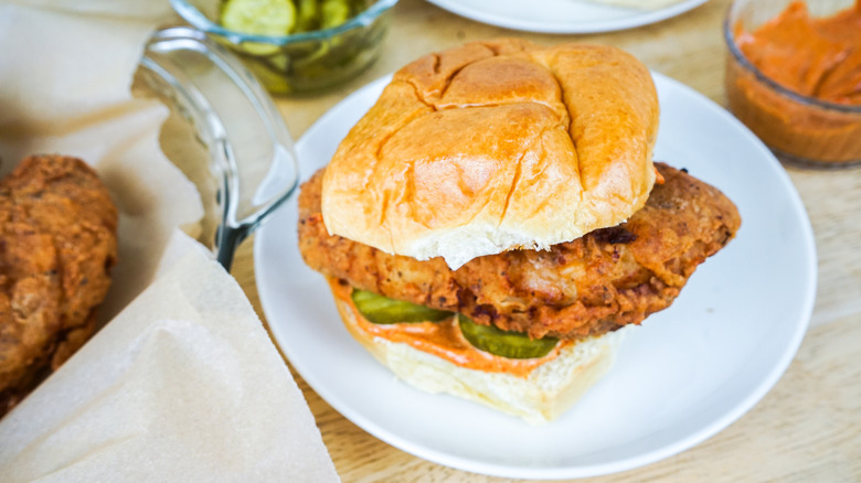 copycat KFC chicken sandwich