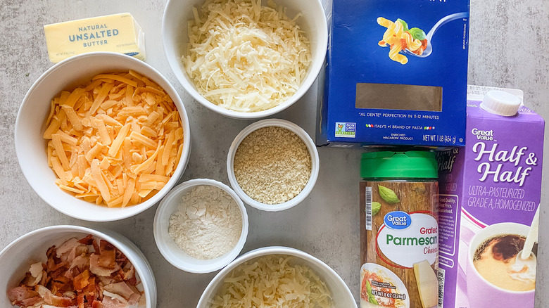 Copycat Longhorn Steakhouse mac and cheese recipe ingredients