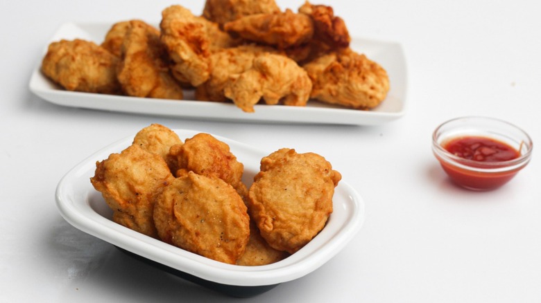 Photo of chicken mcnuggets on a plate