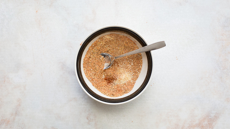 Asian seasoning in small bowl