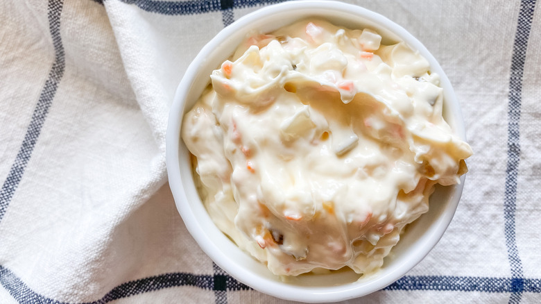 Copycat Red Lobster Tartar Sauce in a bowl