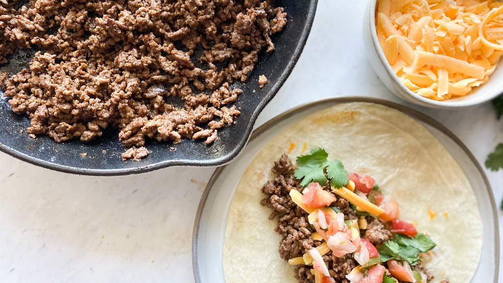 copycat Taco Bell beef recipe served