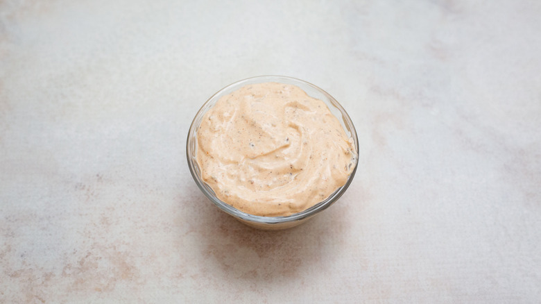 chipotle sauce in small bowl