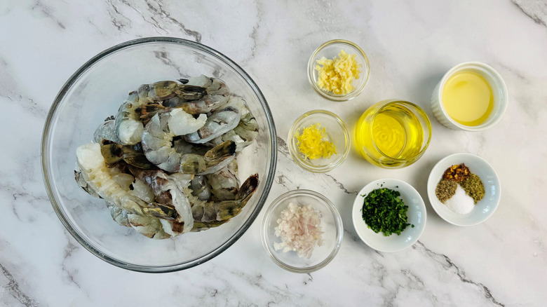 Texas Roadhouse copycat grilled shrimp ingredients