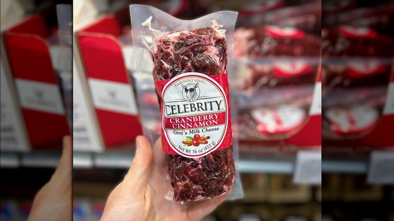 Costco Celebrity cranberry cinnamon goat cheese