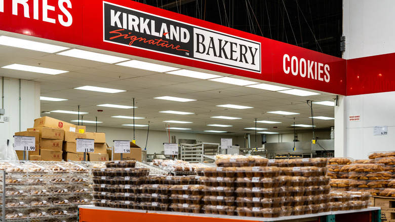 Costco's Kirkland Signature bakery sign