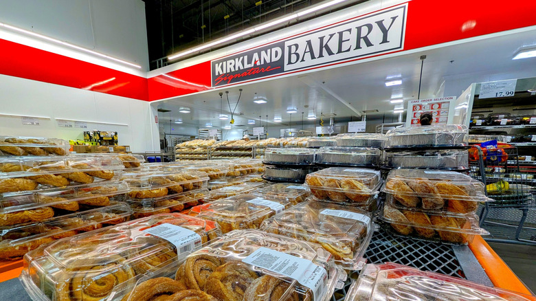 Kirkland Signature Bakery section in Costco