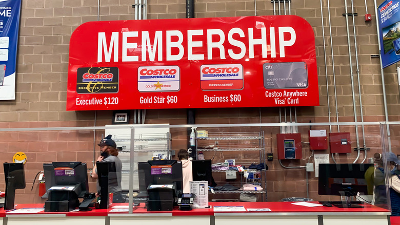 Costco membership desk