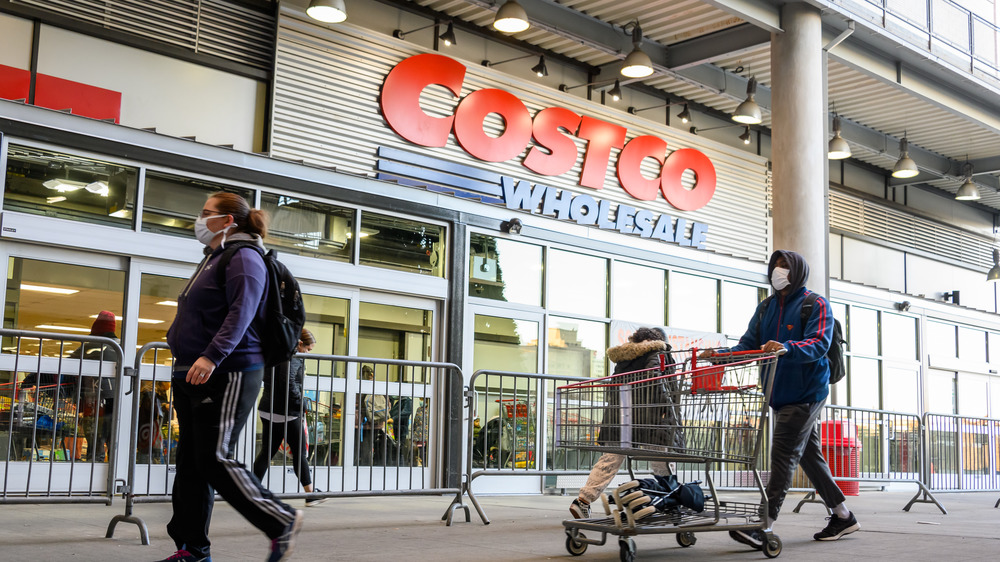 People shopping at Costco