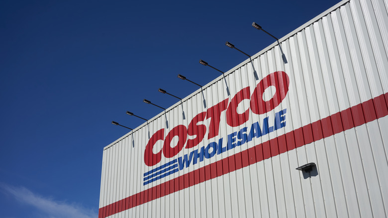 Costco logo on building