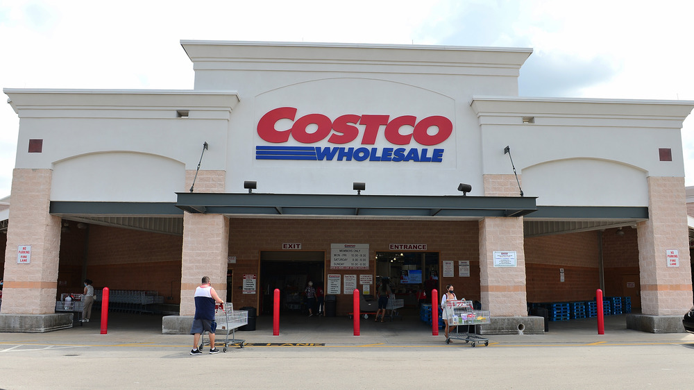 Costco sign and storefront