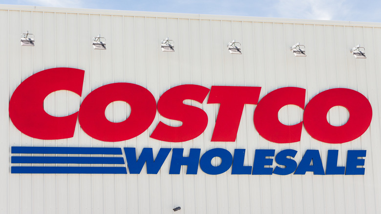 Costco Wholesale sign on building