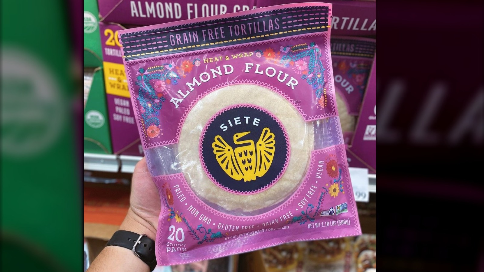 Costco Fans Can't Get Enough Of These Vegan Almond Flour Tortillas