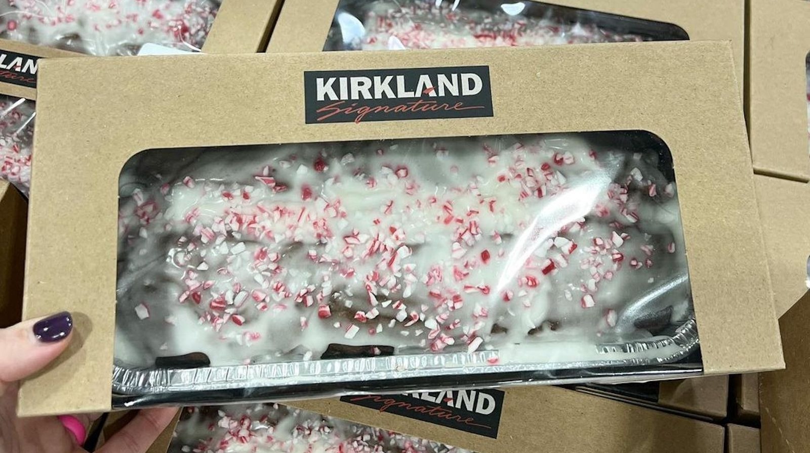 Costco Fans Can't Wait To Try Its Festive Chocolate Peppermint Loaf