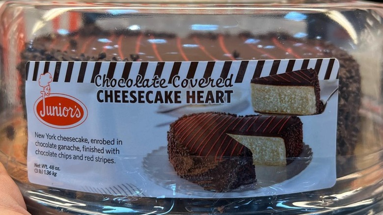 Junior's Chocolate Covered Cheesecake Heart