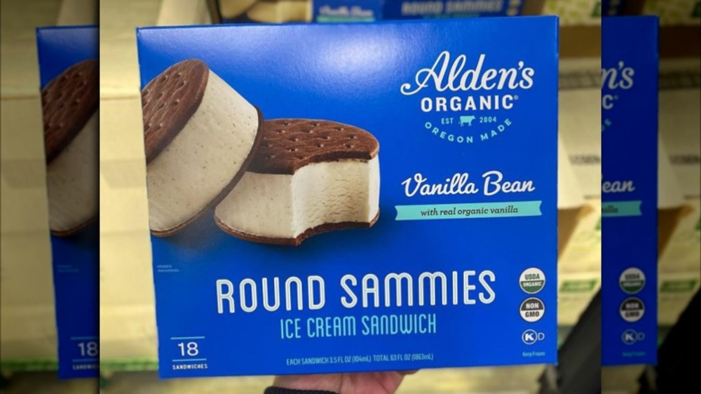 Alden's Organic ice cream sandwiches