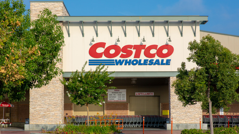 Costco building surrounded by trees