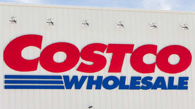 costco wholesale sign