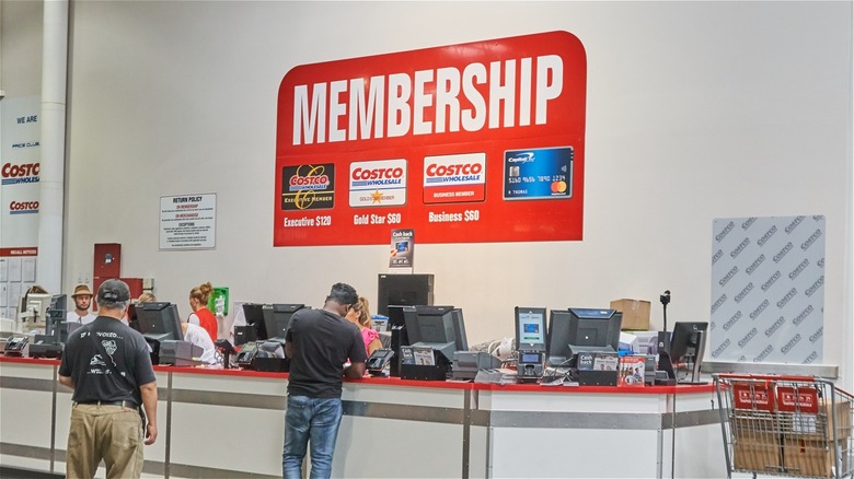 Costco membership counter