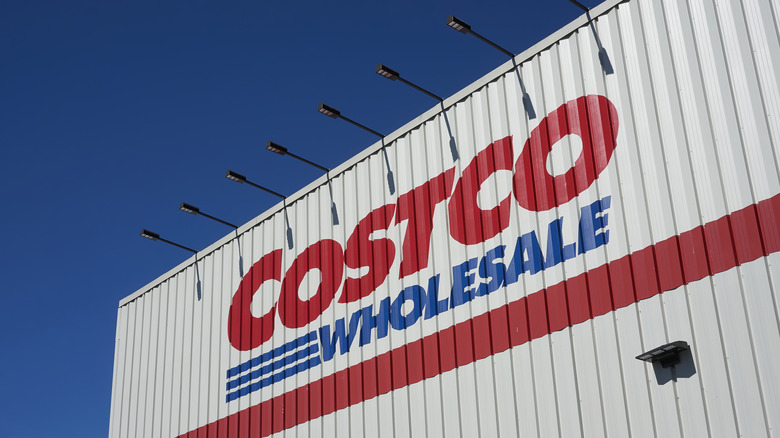 Costco logo on storefront