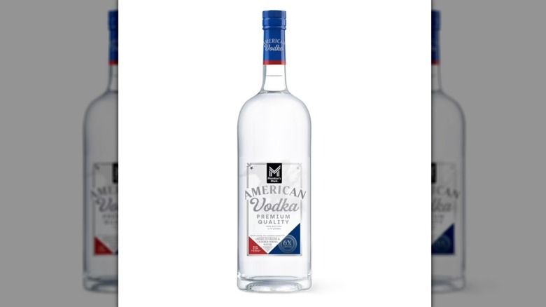 Member's Mark American vodka on white background