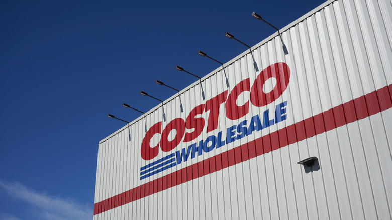 Costco exterior with blue sky