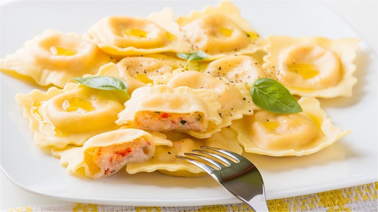 Lobster ravioli