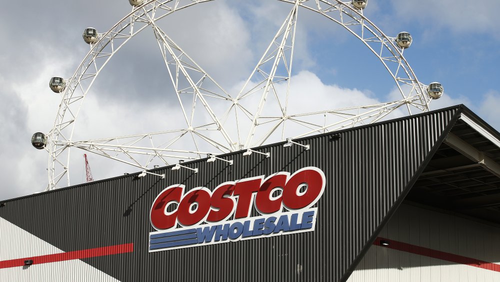 Costco sign with ferris wheel