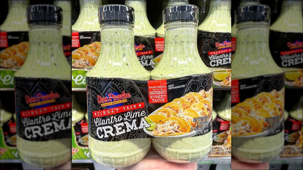 Costco cilantro lime crema