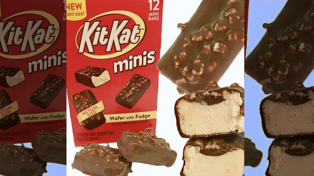 KitKat mini bars small size ice cream bars