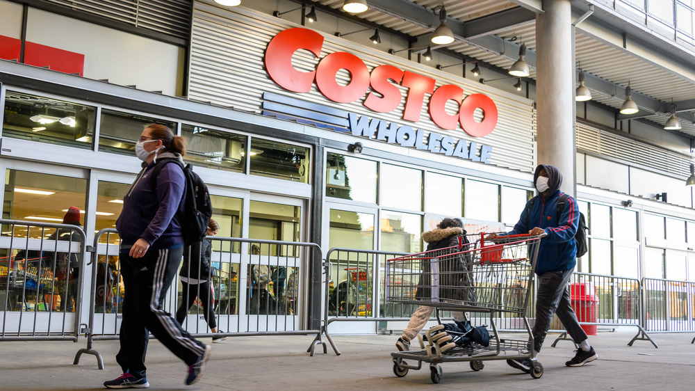 Costco store front doors