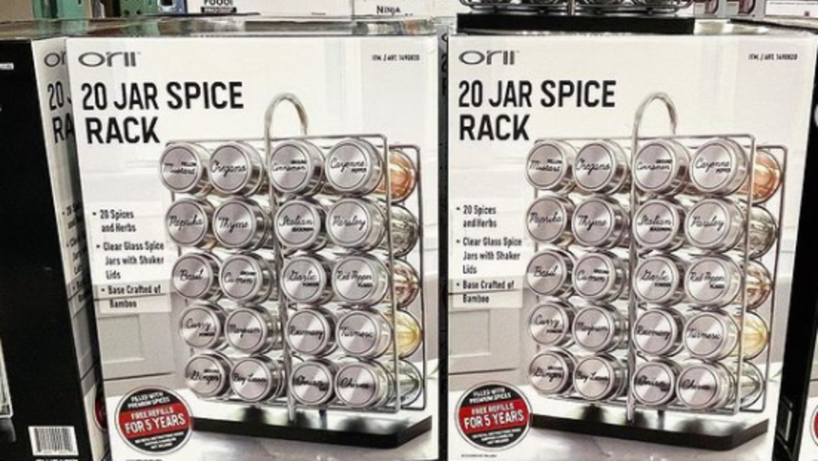 Costco Shoppers Are Loving This Affordable 20 Jar Spice Rack
