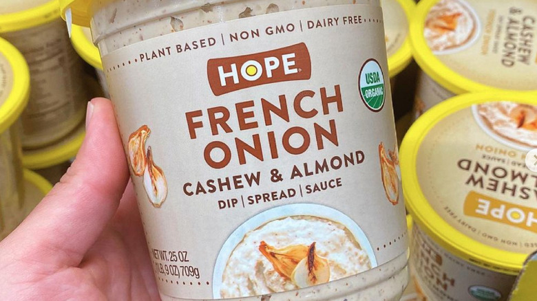 Cashew Almond French Onion Dip 