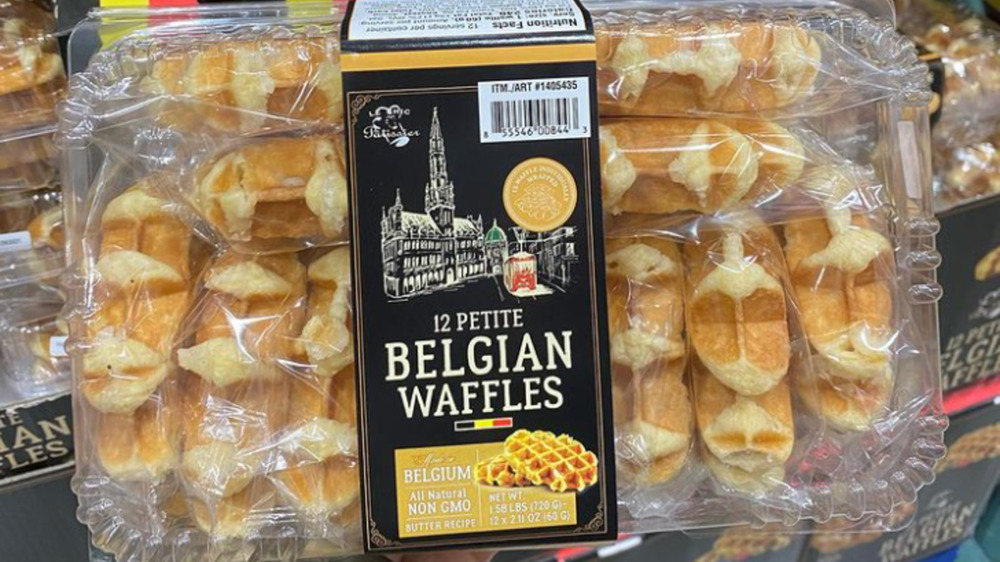 Costco 12-pack of petite Belgian waffles