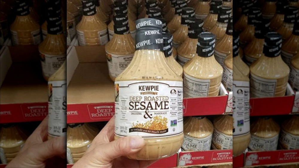 Bottle of Kewpie Deep Roasted Sesame Dressing