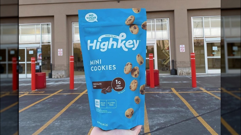 HighKey mini cookies outside Costco