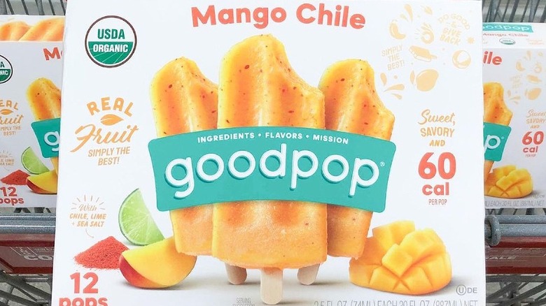 Mango Chile popsicles