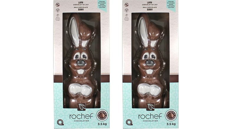 Costco chocolate rabbits in boxes