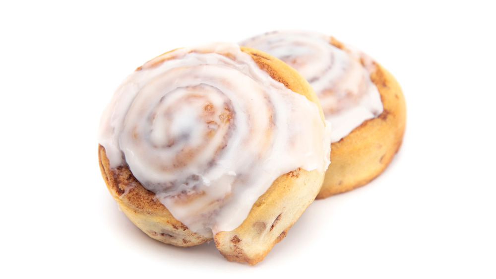 Cinnamon rolls with icing