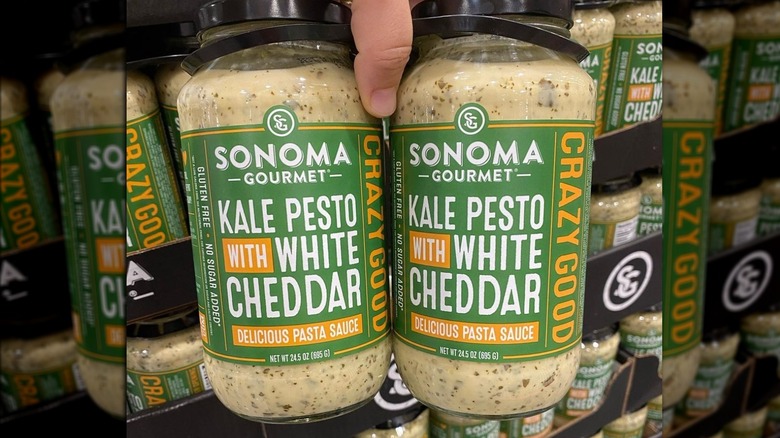 Kale Pesto with White Cheddar
