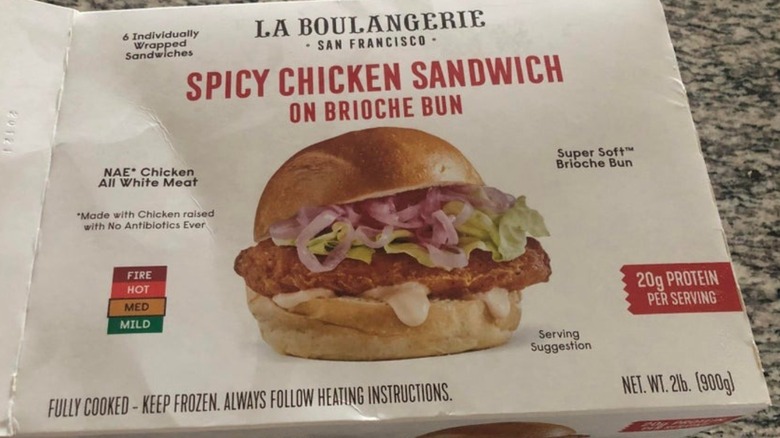 Spicy chicken sandwiches from Costco