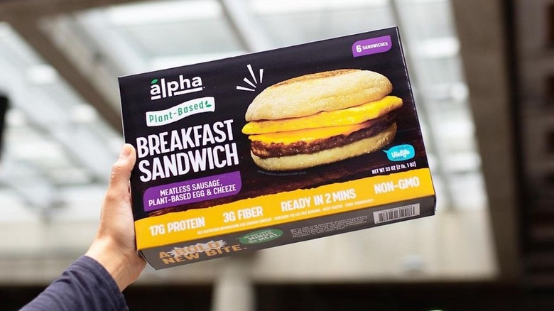 Costco's plant-based breakfast sandwich by Alpha