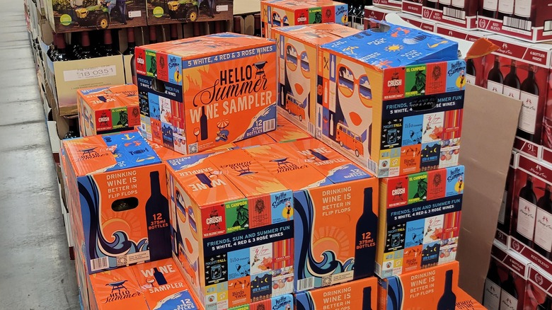 The Hello Summer wine sampler, available at Costco. 